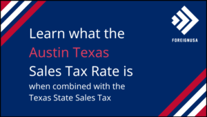 Austin Texas Sales Tax Rate