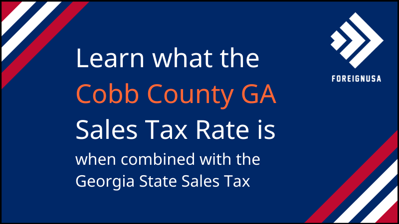 Cobb County Sales Tax