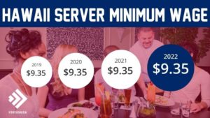 What is the Minimum Wage for Servers in Hawaii?
