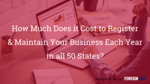 How much does it cost to register a business name in all 50 states?