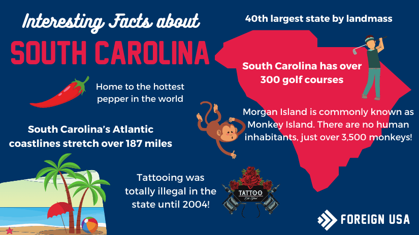 Interesting facts of South Carolina