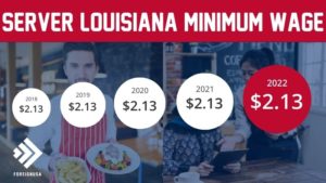 What is the Minimum Wage for Servers in Louisiana?