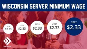 What is the Wisconsin Server Minimum Wage?