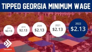 What is the Georgia Tipped Minimum Wage?