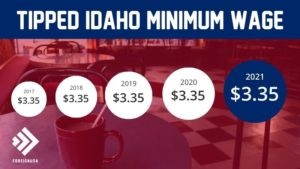 What is the Idaho Tipped Minimum Wage?