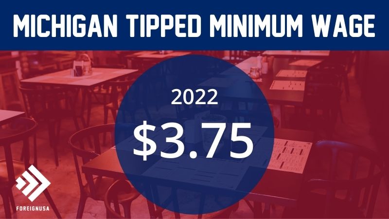 Tipped minimum wage in Michigan
