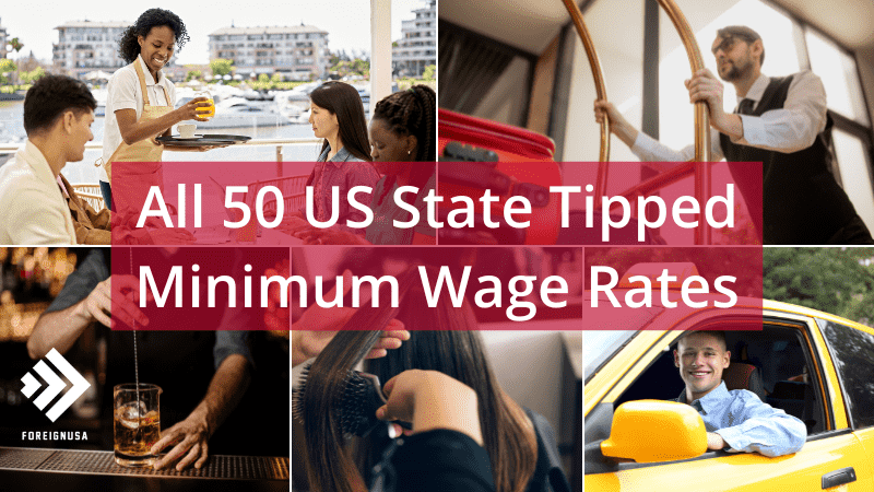 Tipped minimum wage rates