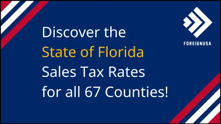 What is Florida’s Sales Tax - Foreign USA